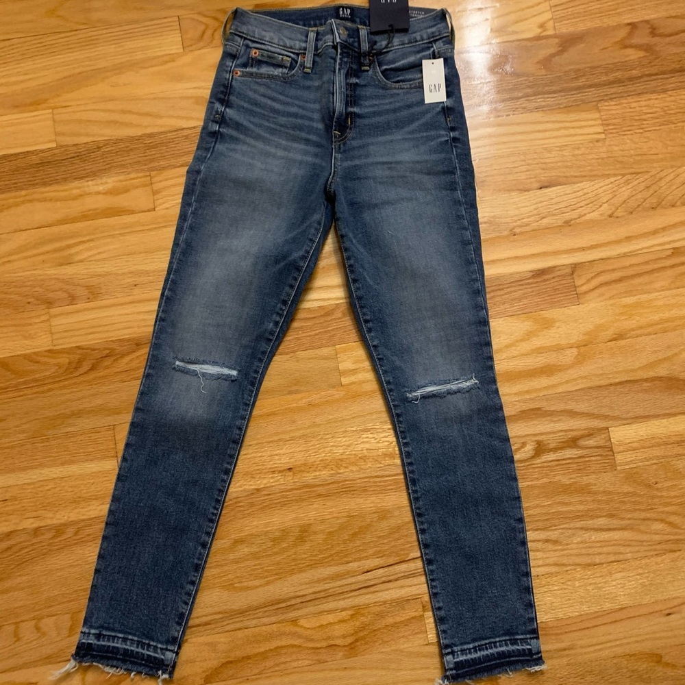 Gap High Rise Skinny Jeans Size 25 BNWT